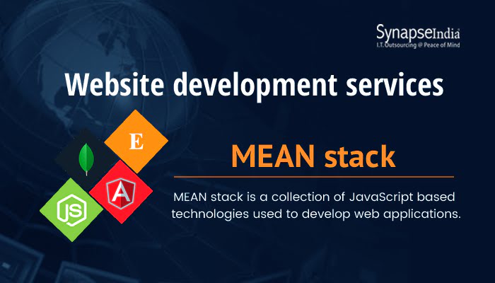 Website development company, SynapseIndia offers latest MEAN Stack services