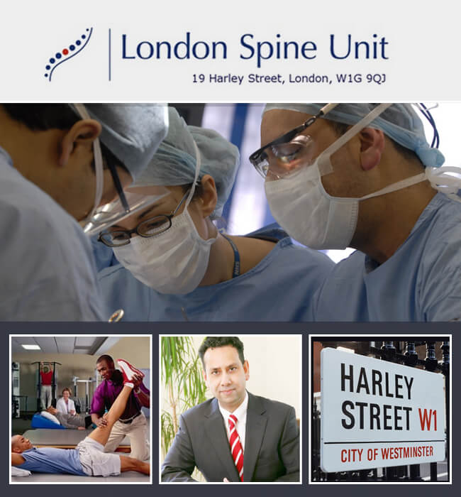 Website Design & Development for London Spine Unit - for Pharmacy Industry