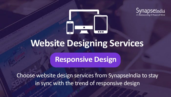 Website designing services from SynapseIndia - websites with responsive design