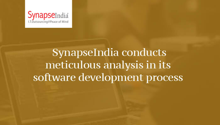 SynapseIndia conducts meticulous analysis in its software development process