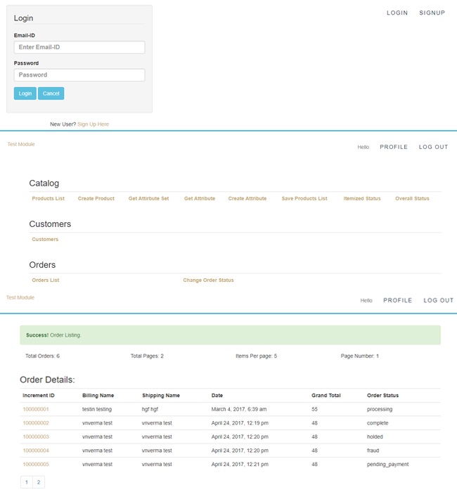 Development of Magento Based Data Flow Management Web Application