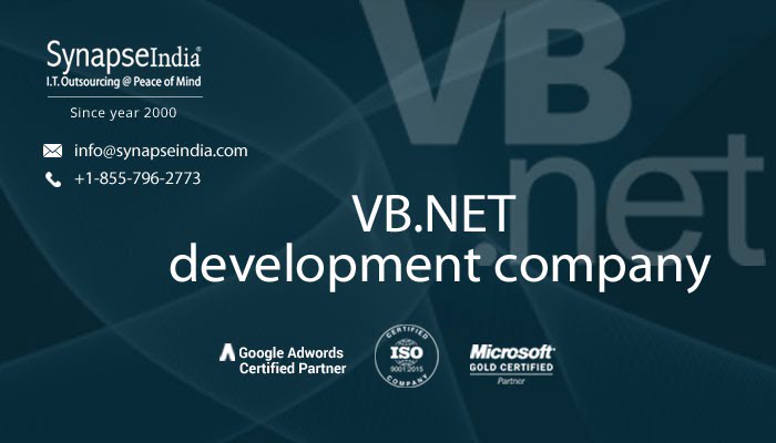 VB.NET development company - Advanced & robust solutions