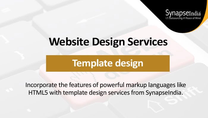 Website design services for outstanding template design - Choose SynapseIndia