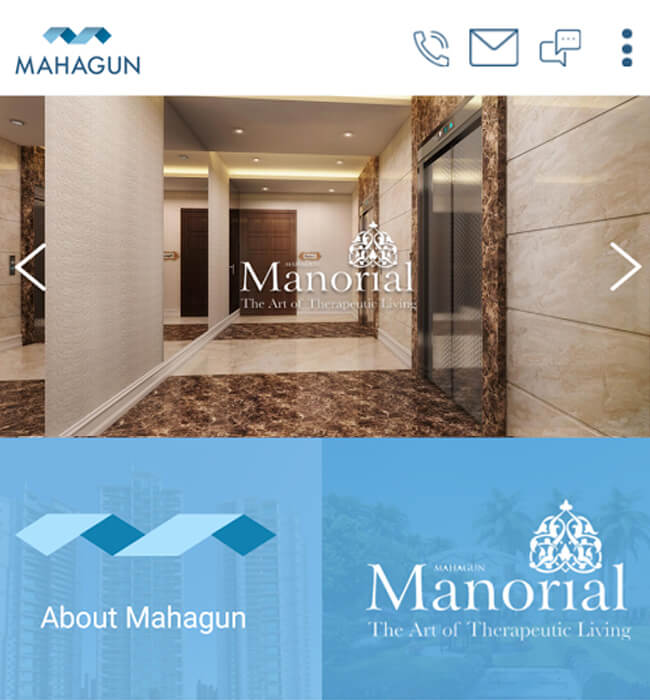 Mahagun Manorial Real Estate Mobile App Using Xamarin Technology