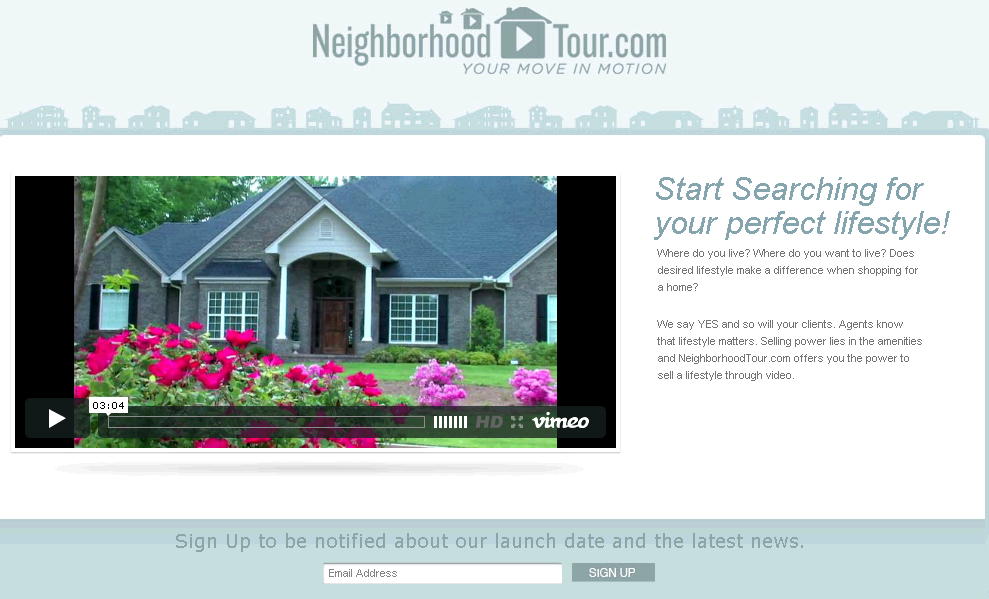 Dot Net Website for Real Estate 'Neighborhood Tour' Property Listing Portal