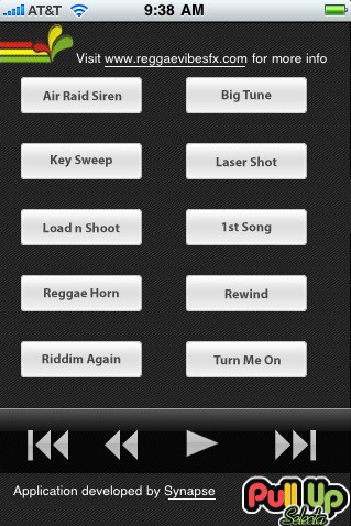 iPhone Mobile App for Entertainment 'reggaefx' - Music App